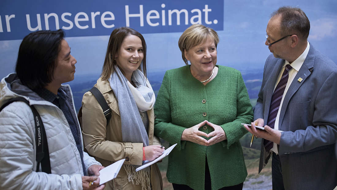 Das FULDA AKTUELL-Team traf Angela Merkel im Jahr 2018 zum Interview.